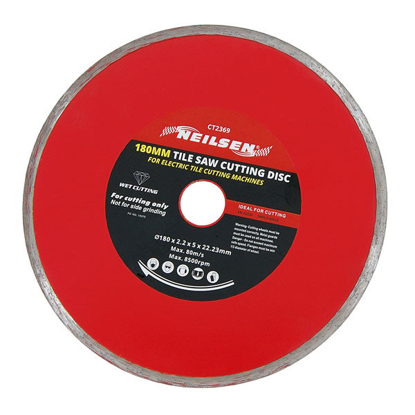 CT2369 - Diamond Disc 180mm for Electric Tile Cutting Machines