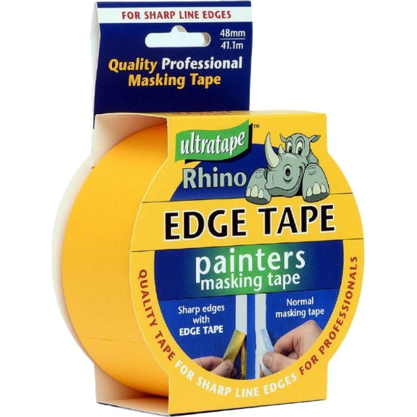 00594841YERH - Painters Yellow Masking Tape Edge Tape 48mm x 41.1mm
