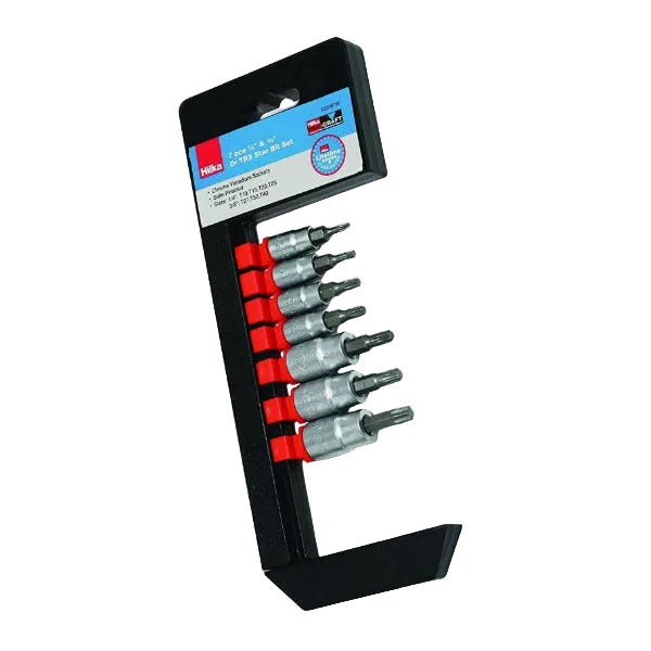 02200700 - 7pc Star Bit Set 1/4 & 3/8 Dr