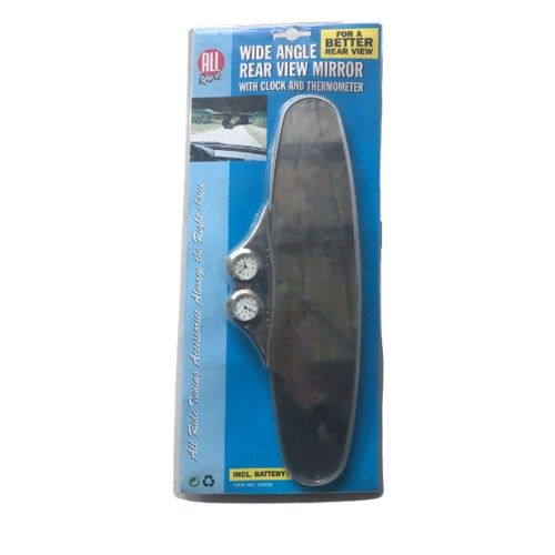 AR28538 - All Ride Rear View Mirror With Clock And Thermometer