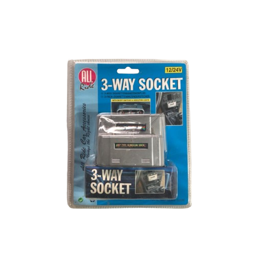 AR28751 - Cigarette Lighter Plug Socket 3-Way 12-24V 'Switched