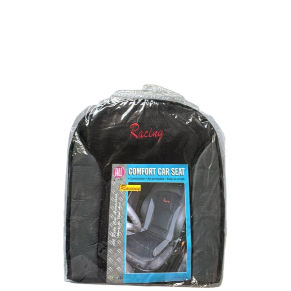 AR28543 - All Ride Car Seat Comforter 'Racing' Black And Grey