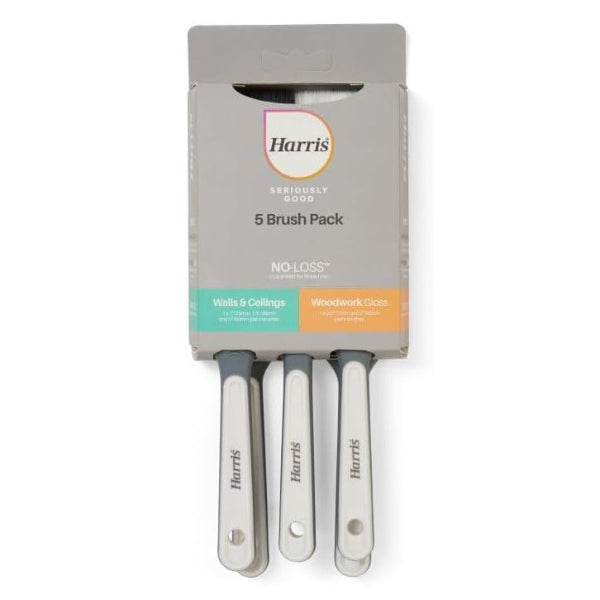 102011010 - 5pc Walls & Ceiling Gloss Paint Brushes