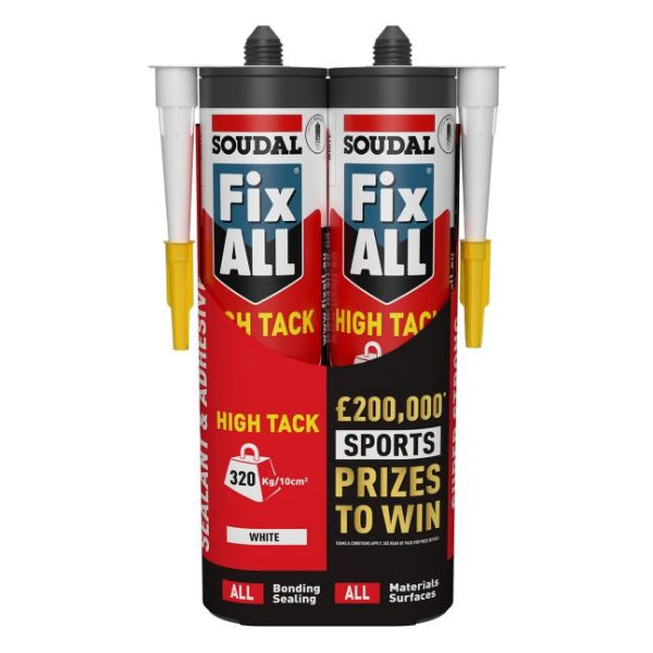 167266 - Soudal Fix All High Tack Duo Pack White