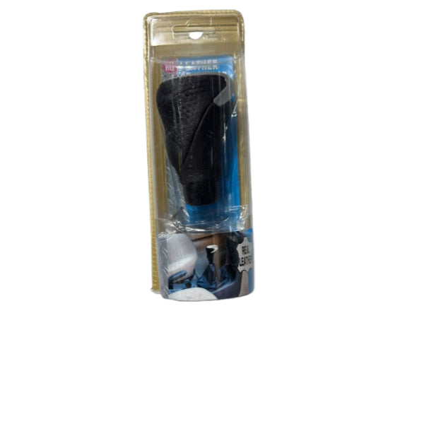 AR27327 - All Ride Gear Knob Leather  Black And Silver Pitted