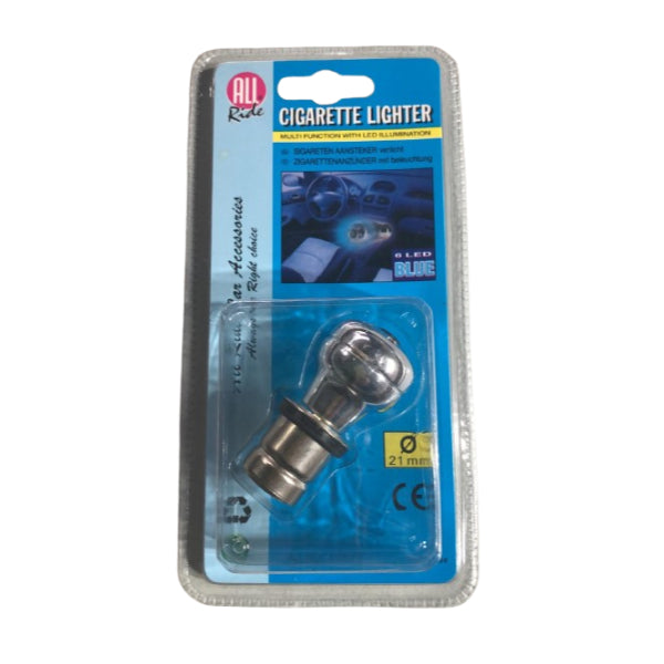 AR28900 - All Ride Cigarette Lighter 6 Led Blue