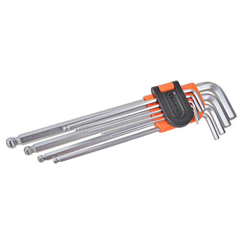 206017 - 9pc Hex Key Extra Long Ball End SAE — Neilsen Tools