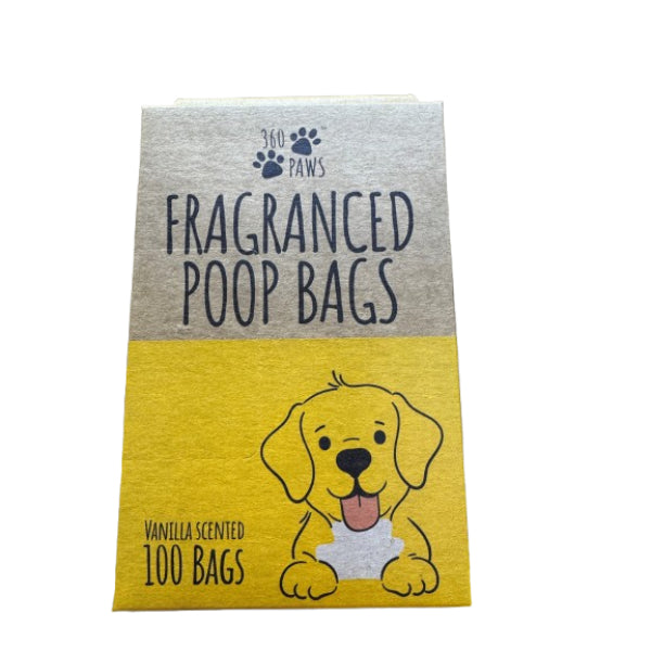 238 - Fragranced Poop Bags Vanilla Scented 100pc
