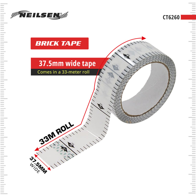 CT6260 - Building Profiles Gauge Brick Tape 37.5mm x 33m
