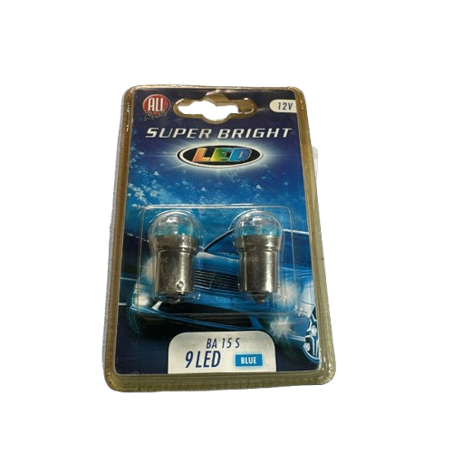 AR11635 - Car Light 12V 9 LED BA15S Blue