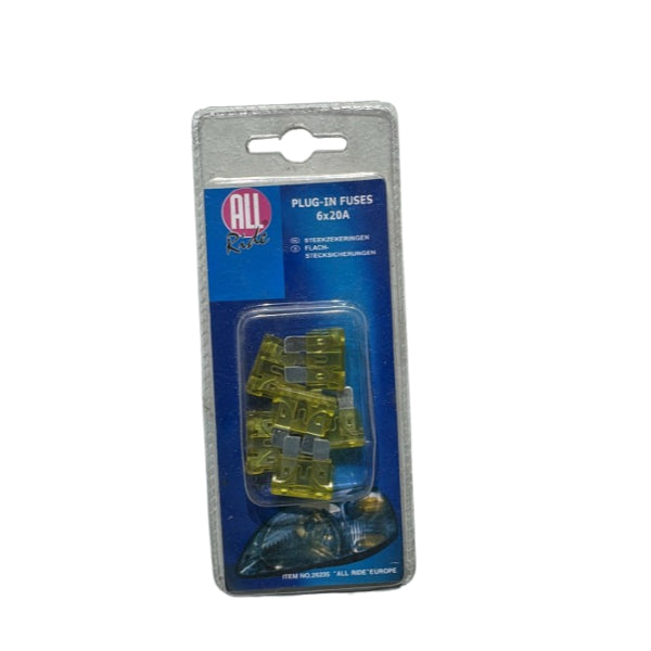 AR26235 - All Ride Car Fuse Set 'Plug-In' 6pc 20 Amp