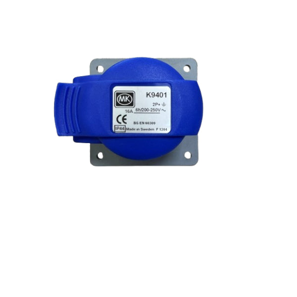 329073 - Commando Panel Mounted Socket 2 Pole & Eart — Neilsen Tools