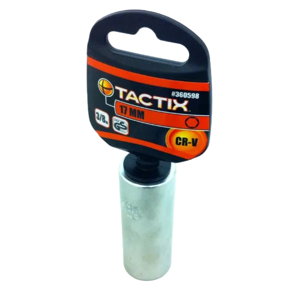 360598 - 3/8 Inch Dr Deep Socket 17mm 6PT
