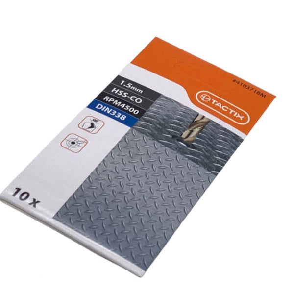 410371BM - Cobalt HSS Twist Drill Bit Set 1.5mm