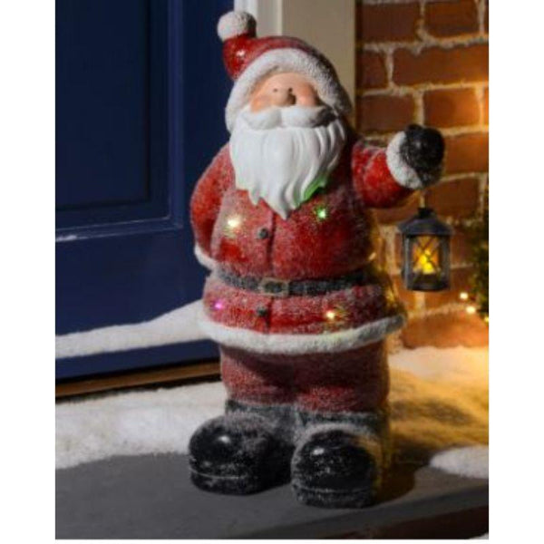 452244 - Christmas Santa Lantern 40cm