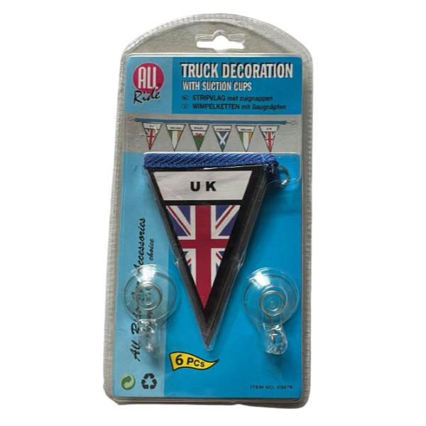 AR03976 - All Ride Truck Deco Strip 6 Flag 'Uk'