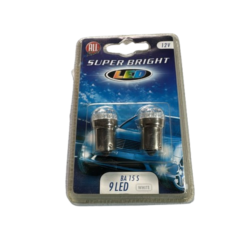 AR11636 - Car Light 12V 9 LED BA15S White