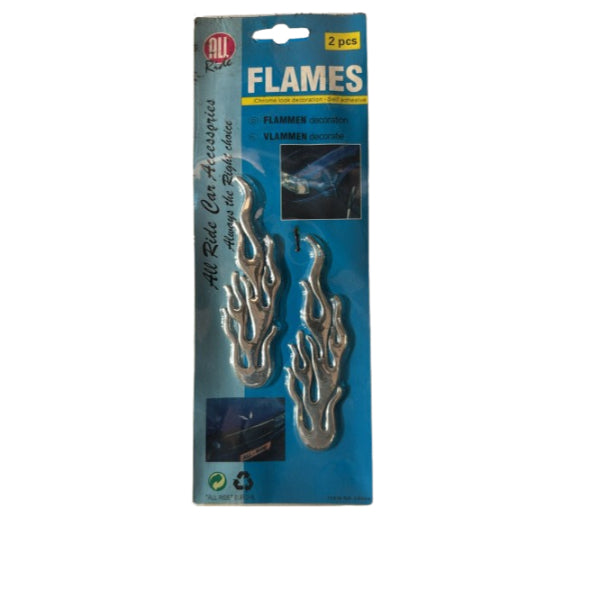 AR28950 - All Ride Sticker Kit Flame Small Chrome Only