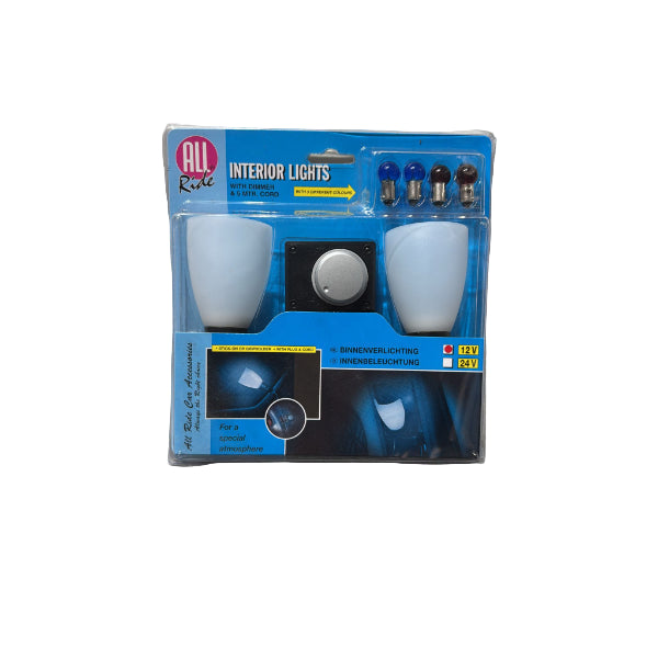 AR28265 - All Ride Interior Light 12v 2pc Set With Dimmer And 5m Cord