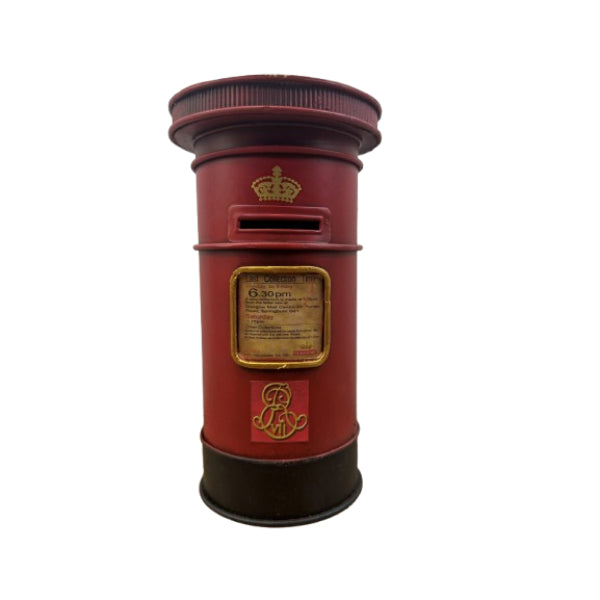 84081 - Post Box Metal Ornament Money Box