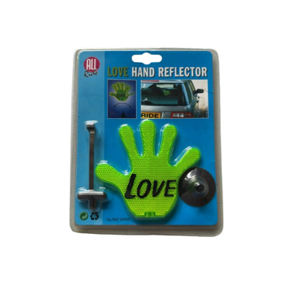 AR36229 - All Ride Reflective Waving Hand 'Love' With Suction Cup