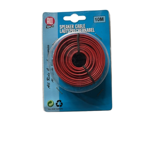AR02004 - All Ride Speaker Wire Cable 10m Twin (Red and Black)