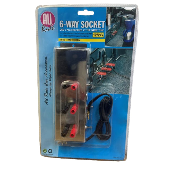AR21538 - All Ride Socket 6-Way 12v And 24v 10 Amp