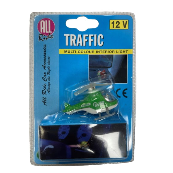 AR27395 - All Ride Interior Light 12v Helicopter Led Multi Colour Blue/Red/Green
