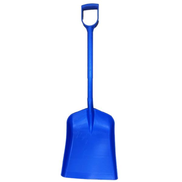 KP04DBLUE - DARK BLUE PLASTIC RHINO SHOVEL MADE IN UK