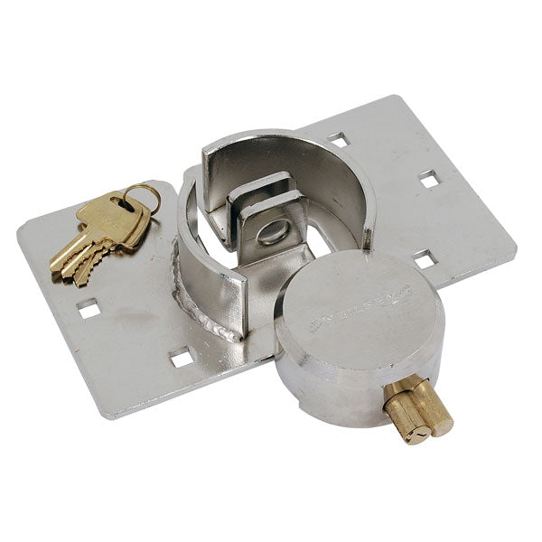 CT0001 - 73mm Round Padlock & Hasp Set