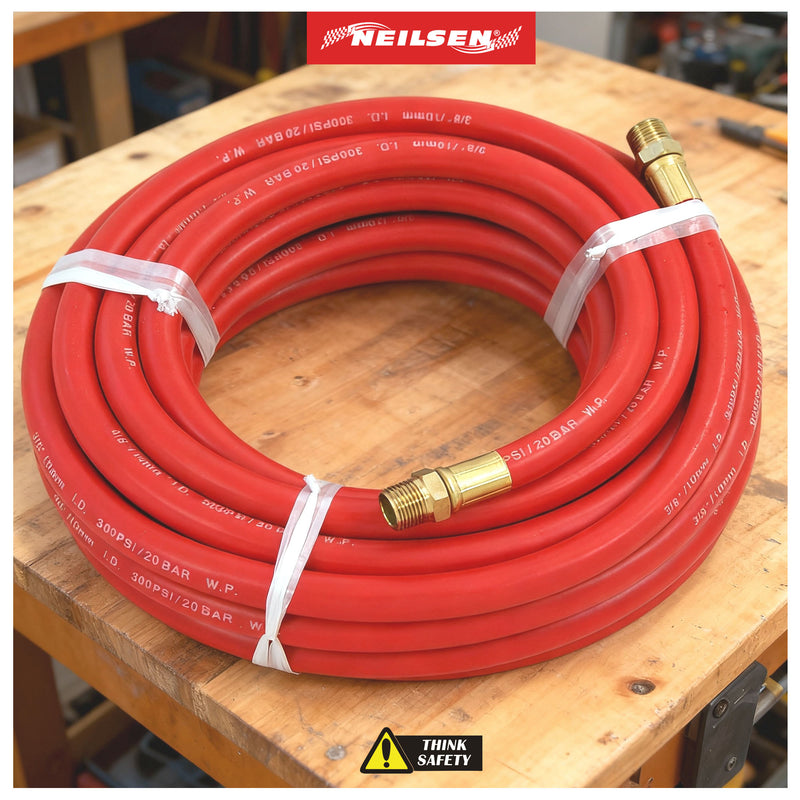 CT0002 - Air Hose Rubber 3/8 Inch X 30ft