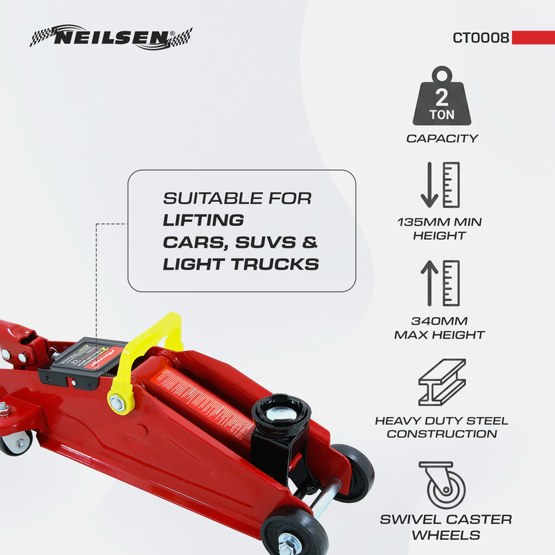 CT0008 - Hydraulic Trolley Jack - 2.0Ton