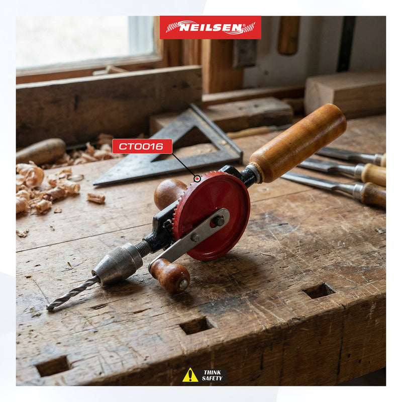 CT0016 - Hand Drill 1/4in Double Pinion
