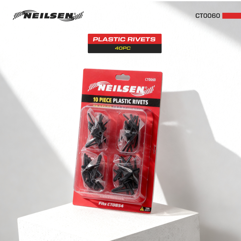 CT0060 - 40pc Plastic Rivets