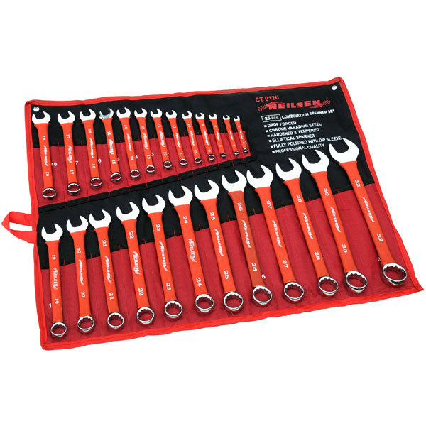 CT0126 - 25pc Combination Spanner Set
