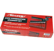 CT0126 - 25pc Combination Spanner Set — Neilsen Tools