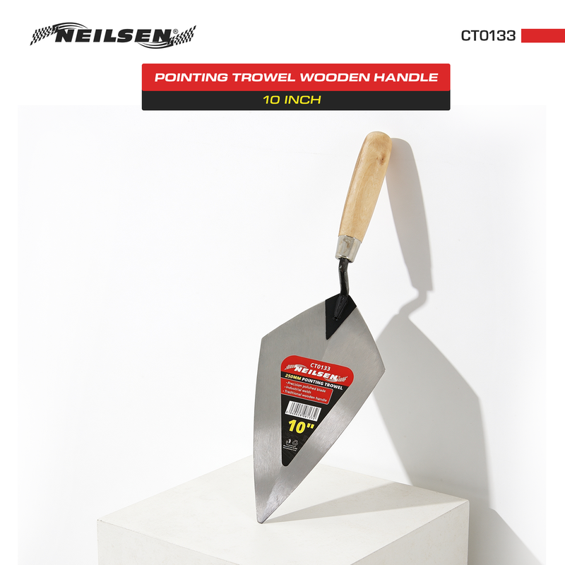 CT0133 - 10in Trowel Traditional Wooden Handle
