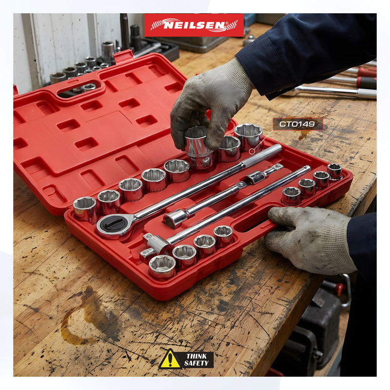 CT0149 - 20pc 3/4in Drive Socket Set
