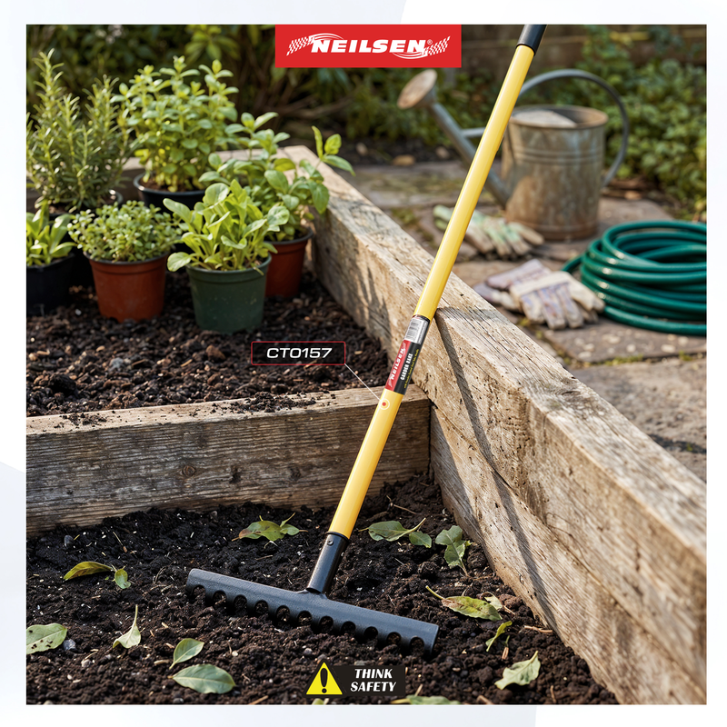 CT0157 - Garden Rake With Handle