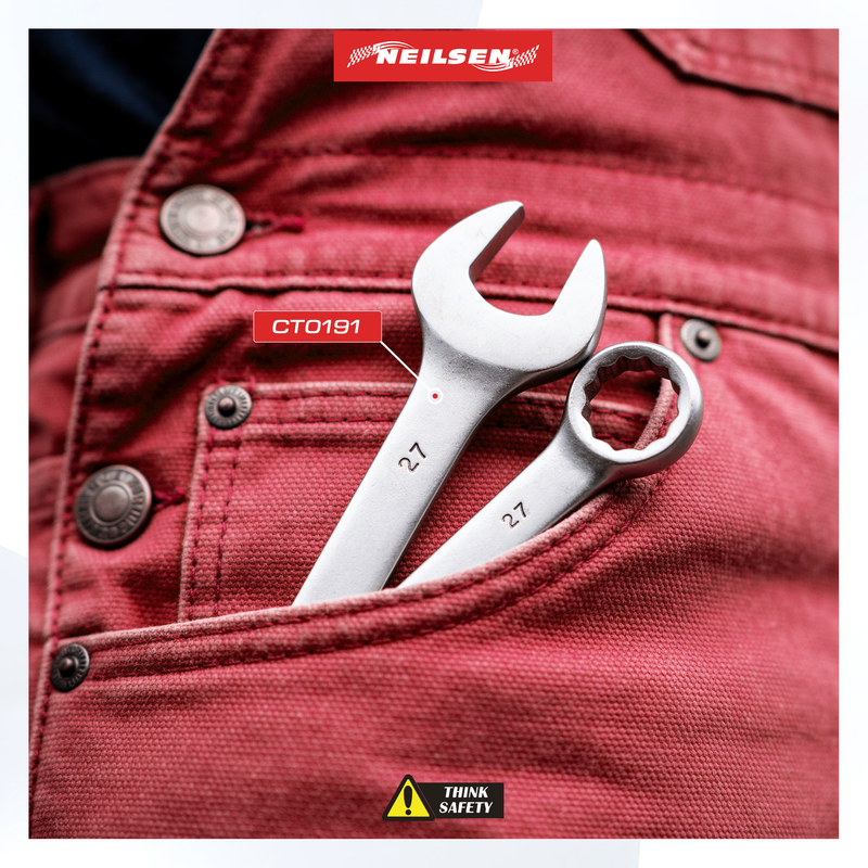 CT0191 - 27mm Combination Spanner In Satin Finish