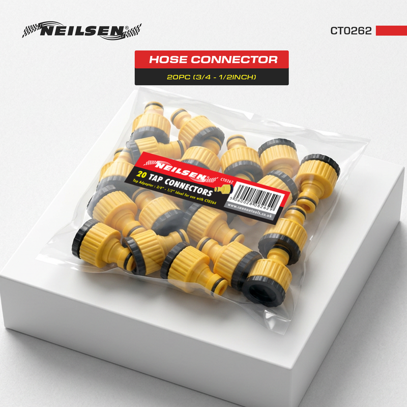 CT0262 - 20pc Hose Connector 3/4 - 1/2inch