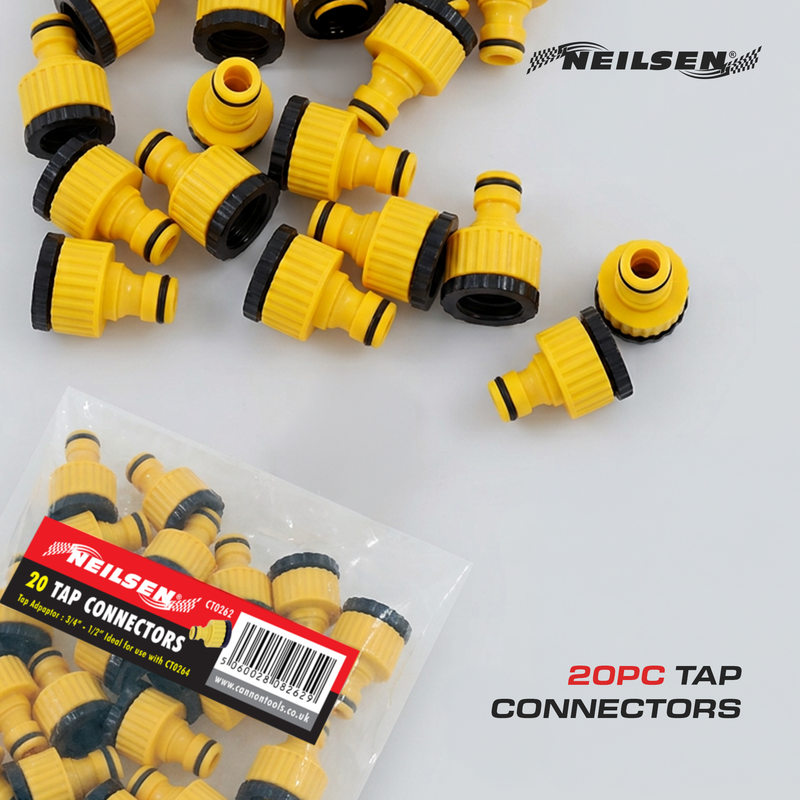 CT0262 - 20pc Hose Connector 3/4 - 1/2inch