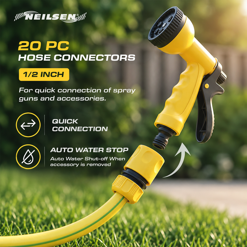 CT0263 - 20pc Hose Connector With Water Stop