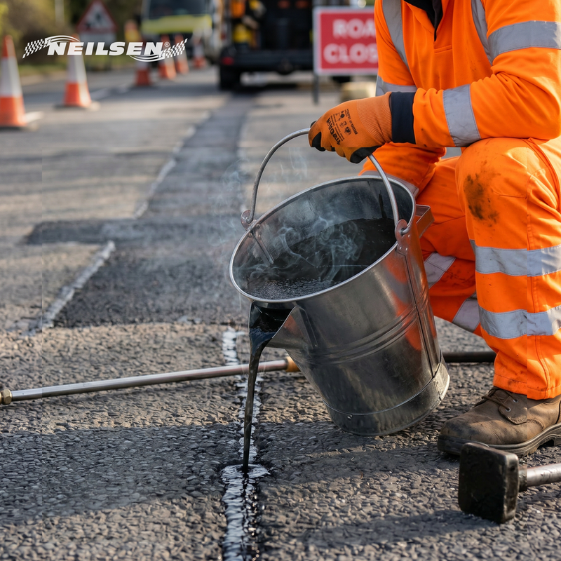 CT0278 - Galvanised V Lipped Tar Bucket New Improved Model