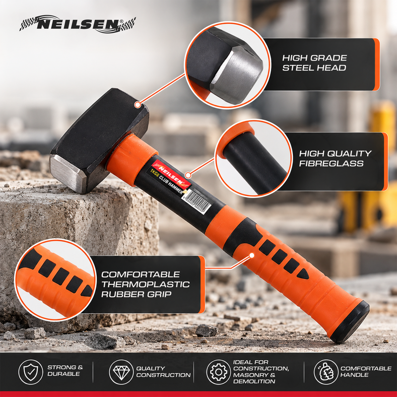 CT0281 - 1kg Club Hammer