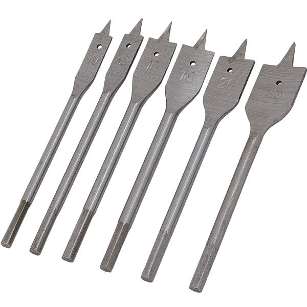 CT0288 - 6pc Flat Wood Drill Bits — Neilsen Tools