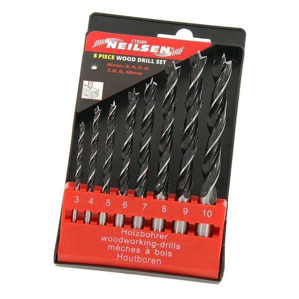 CT0289 - 8pc Wood Drill Set