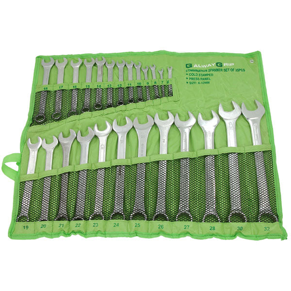 CT0311 - 25pc Combination Spanner Set Cold Stamped