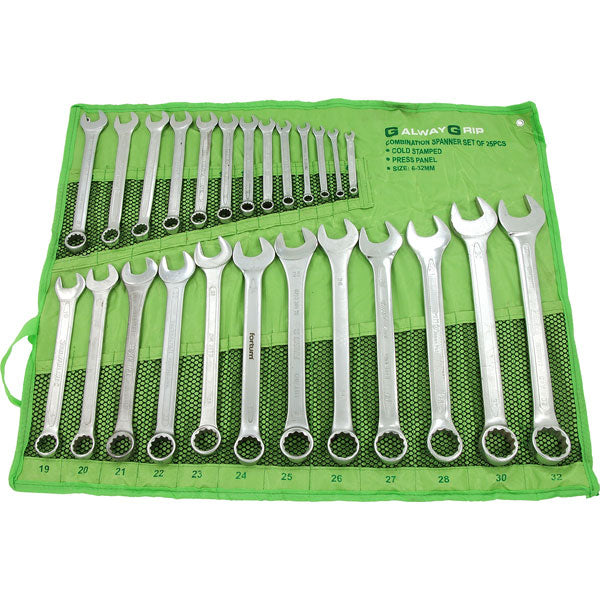 CT0311 - 25pc Combination Spanner Set Cold Stamped