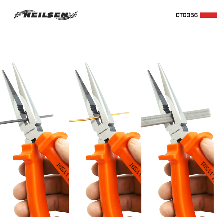 CT0356 - 8in Long Nose Pliers